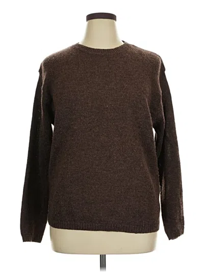Pre-owned Carolyn Taylor Pullover Sweater In Brown