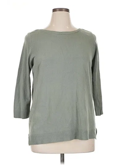 Pre-owned Carolyn Taylor Pullover Sweater In Green