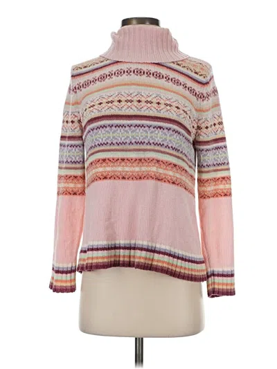 Pre-owned Carolyn Taylor Pullover Sweater In Pink