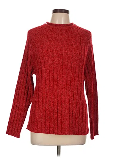Pre-owned Carolyn Taylor Pullover Sweater In Red