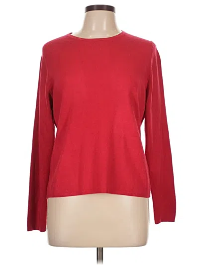 Pre-owned Carolyn Taylor Pullover Sweater In Red