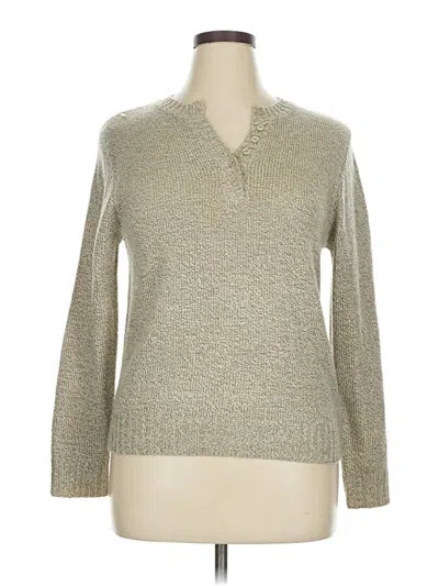 Pre-owned Carolyn Taylor Pullover Sweater In Tan