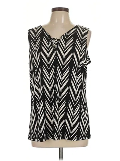 Pre-owned Carolyn Taylor Sleeveless Blouse In Black