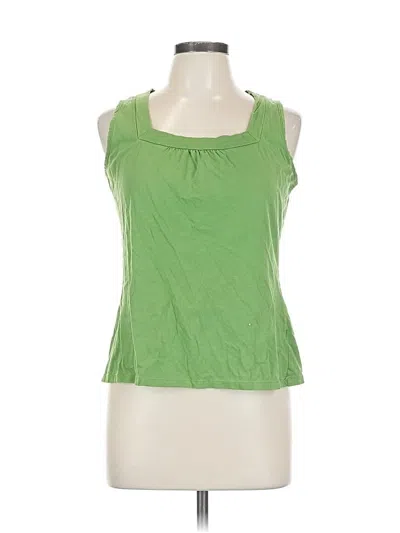 Pre-owned Carolyn Taylor Sleeveless T-shirt In Green