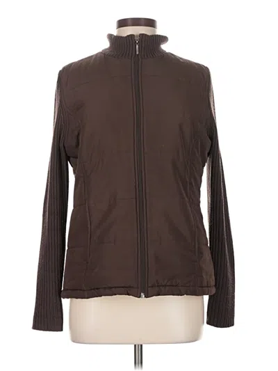 Pre-owned Carolyn Taylor Track Jacket In Brown