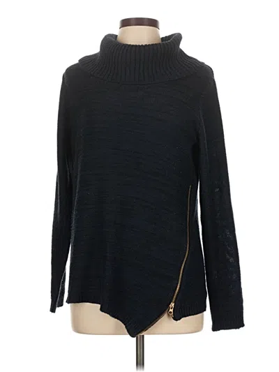 Pre-owned Carolyn Taylor Turtleneck Sweater In Black