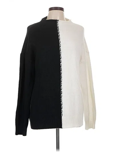Pre-owned Carolyn Taylor Turtleneck Sweater In Black