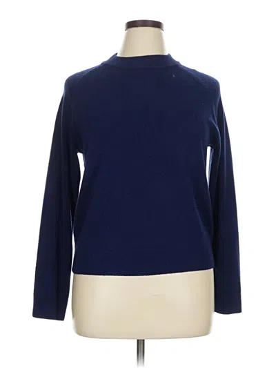 Pre-owned Carolyn Taylor Turtleneck Sweater In Blue