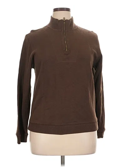 Pre-owned Carolyn Taylor Turtleneck Sweater In Brown