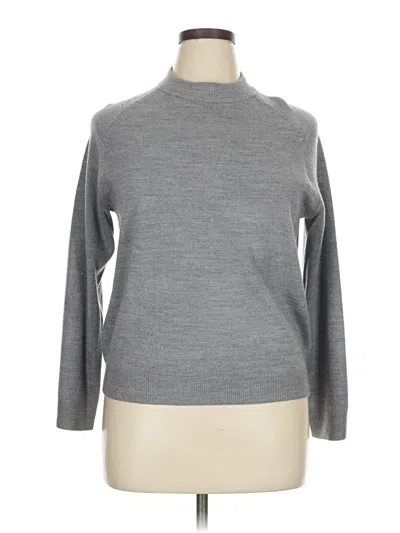 Pre-owned Carolyn Taylor Turtleneck Sweater In Gray