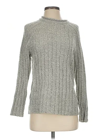 Pre-owned Carolyn Taylor Turtleneck Sweater In Gray