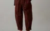 Caron Callahan Brady Trouser Pants In Maroon In Multi
