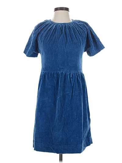 Pre-owned Caron Callahan Casual Dress In Blue