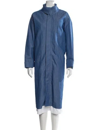 Pre-owned Caron Callahan Coat W/ Tags In Blue