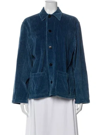 Pre-owned Caron Callahan Jacket In Blue