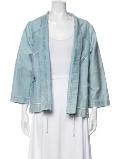 Pre-owned Caron Callahan Jacket In Blue