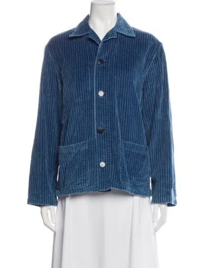 Pre-owned Caron Callahan Jacket In Blue