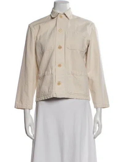 Pre-owned Caron Callahan Jacket In Neutrals