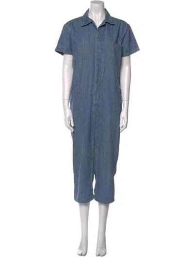 Pre-owned Caron Callahan Jumpsuit In Blue