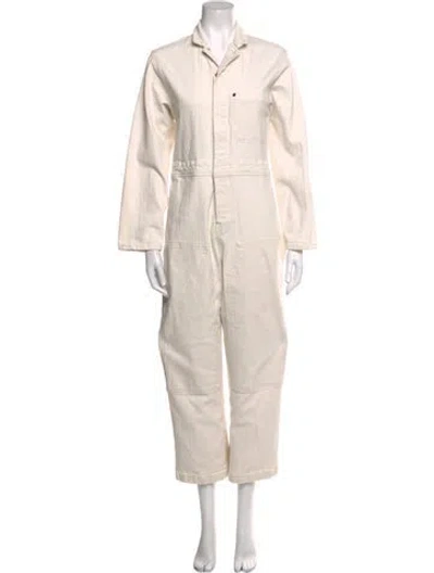 Pre-owned Caron Callahan Jumpsuit In Neutral