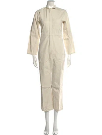 Pre-owned Caron Callahan Jumpsuit In Neutral