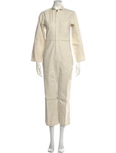 Pre-owned Caron Callahan Jumpsuit In Neutral