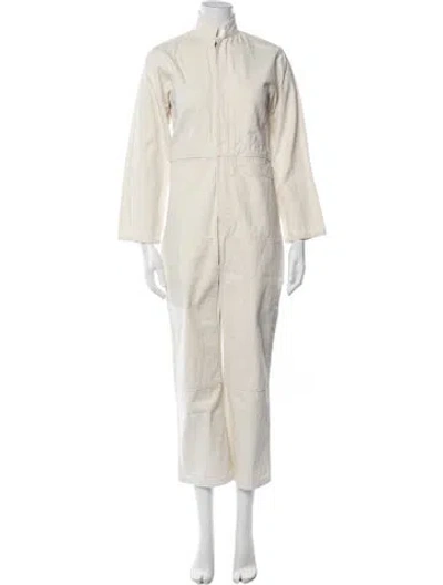 Pre-owned Caron Callahan Jumpsuit In Neutrals