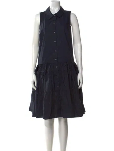 Pre-owned Caron Callahan Knee-length Dress W/ Tags In Blue