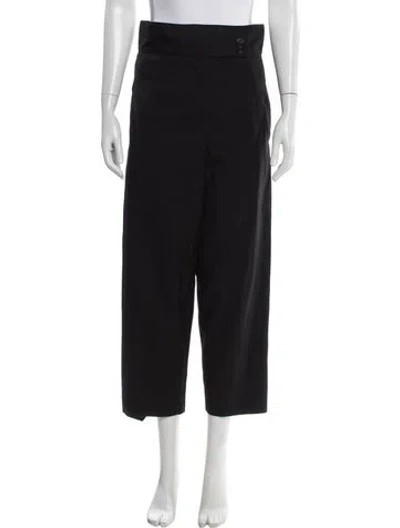 Pre-owned Caron Callahan Straight Leg Pants In Gray