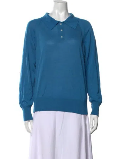 Pre-owned Caron Callahan Sweater In Blue