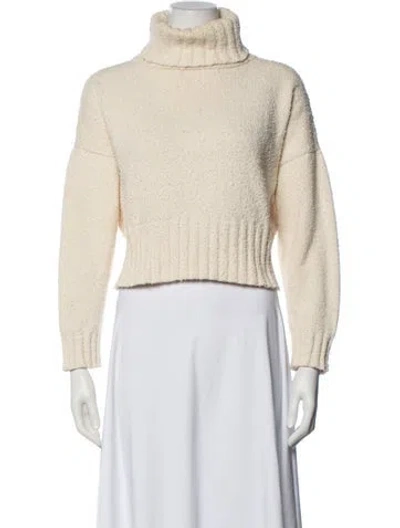 Pre-owned Caron Callahan Turtleneck Sweater In Neutrals