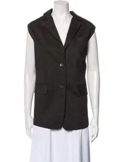 Pre-owned Caron Callahan Vest In Brown