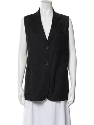 Pre-owned Caron Callahan Vest W/ Tags In Black