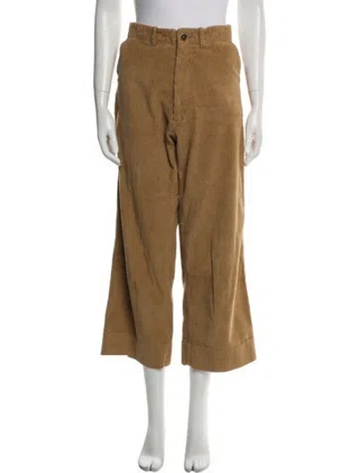 Pre-owned Caron Callahan Wide Leg Pants In Neutral