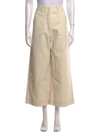 Pre-owned Caron Callahan Wide Leg Pants W/ Tags In Neutrals