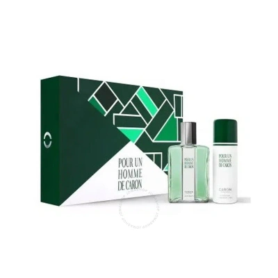 Caron Men's Pour Un Homme De  Gift Set Fragrances 3387952099762 In White