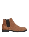 Carpe Diem Man Ankle Boots Camel Size 9 Leather In Beige