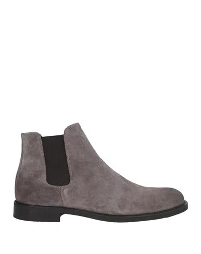 Carpe Diem Man Ankle Boots Dove Grey Size 9 Leather