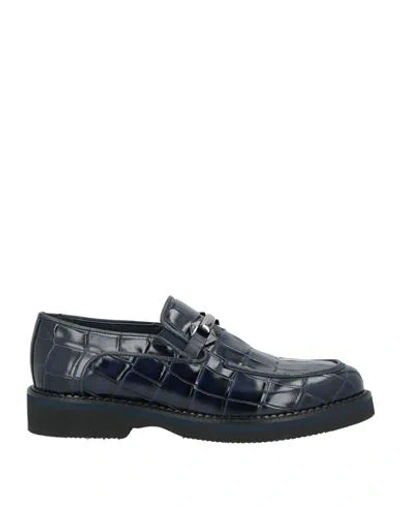 Carpe Diem Man Loafers Navy Size 8 Leather
