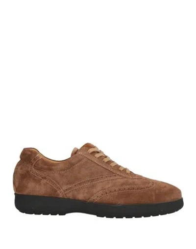 Carpe Diem Man Sneakers Chocolate Brown Size 9 Leather