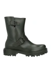Carpe Diem Woman Ankle Boots Dark Green Size 10 Rubber