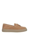 Carpe Diem Woman Loafers Sand Size 6 Leather In Beige