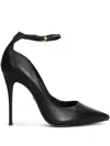Carrano 115mm Leather Pumps In Black