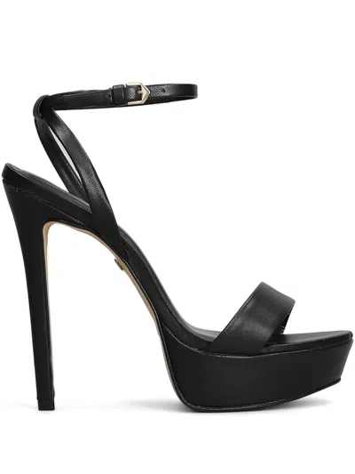 Carrano 140mm Leather Sandals In Black