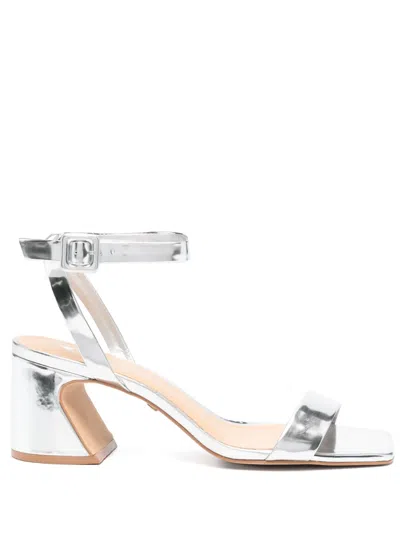 Carrano 60mm Metallic Sandals In Silver