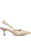 Carrano 70mm Leather Pumps In Neutrals