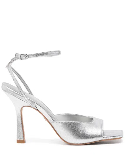 Carrano 90mm Leather Sandals In Silver