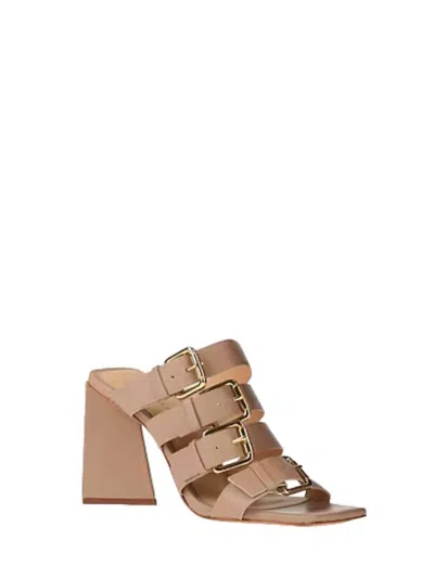 Carrano Woman Sandals Light Brown Size 10 Soft Leather In Beige