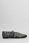 Carrano Leather Ballerina Shoes In Black