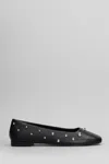 Carrano Stud-embellished Ballet Flats In Black